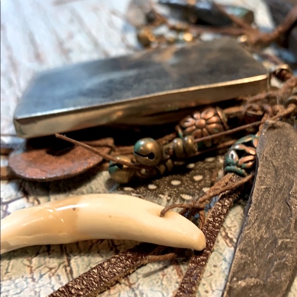 OOAK Gypsy Bohemian Necklace featured in Belle Armore Jewelry